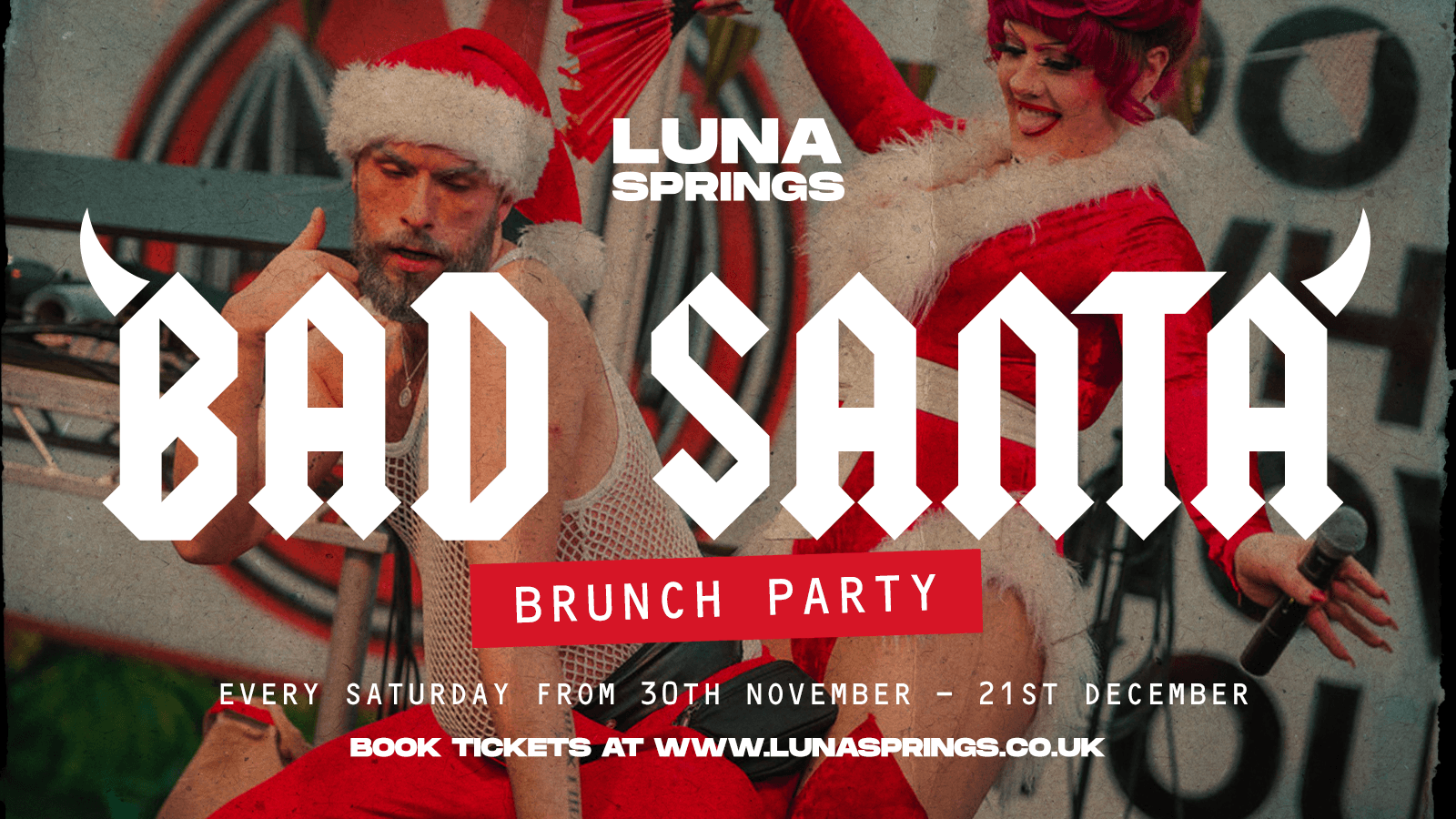 Bad Santa Brunch Party at Luna Springs