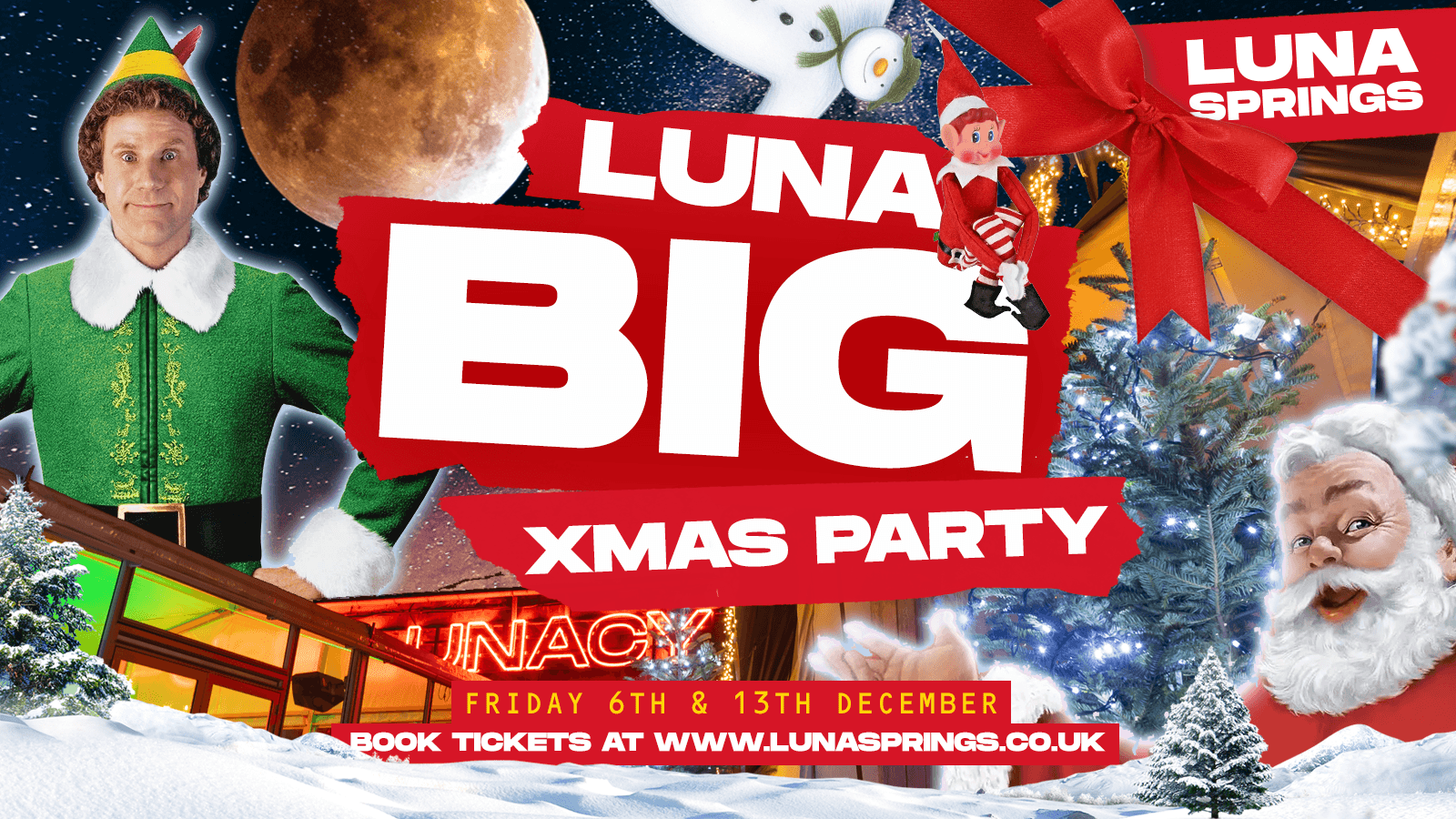 Luna Springs Big Christmas Party in Birmingham